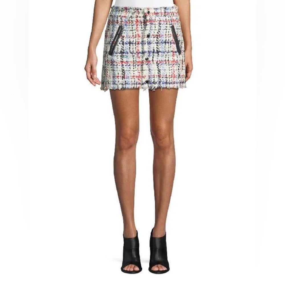 rag & bone Otis Skirt in White Combo. NWT. Size 6